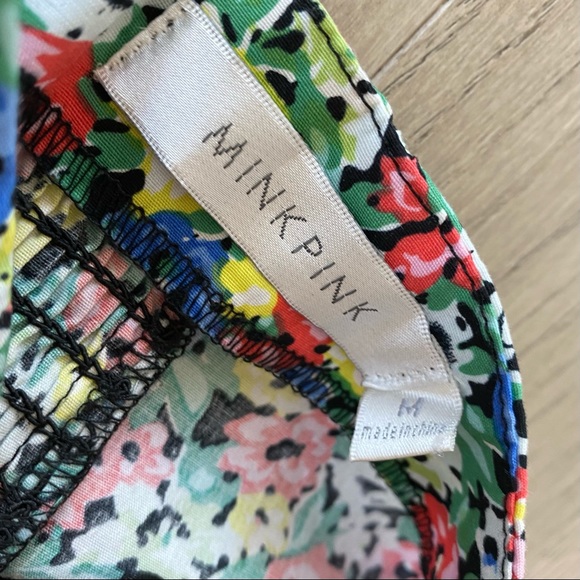 Floral MINKPINK Strapless Mini Dress - Picture 4 of 8